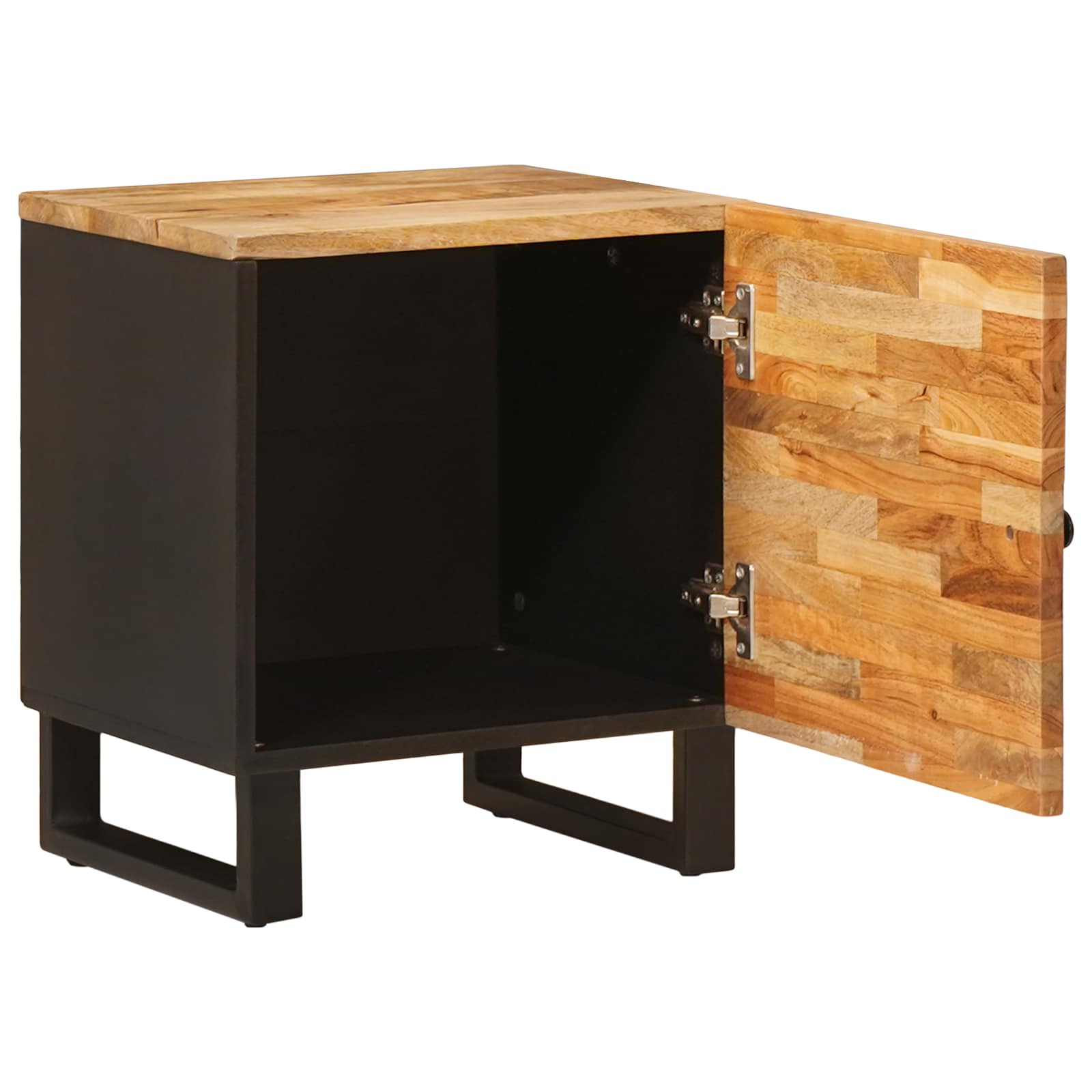 Nachttisch Braun 40 x 33 x 46 cm Massivholz Mango