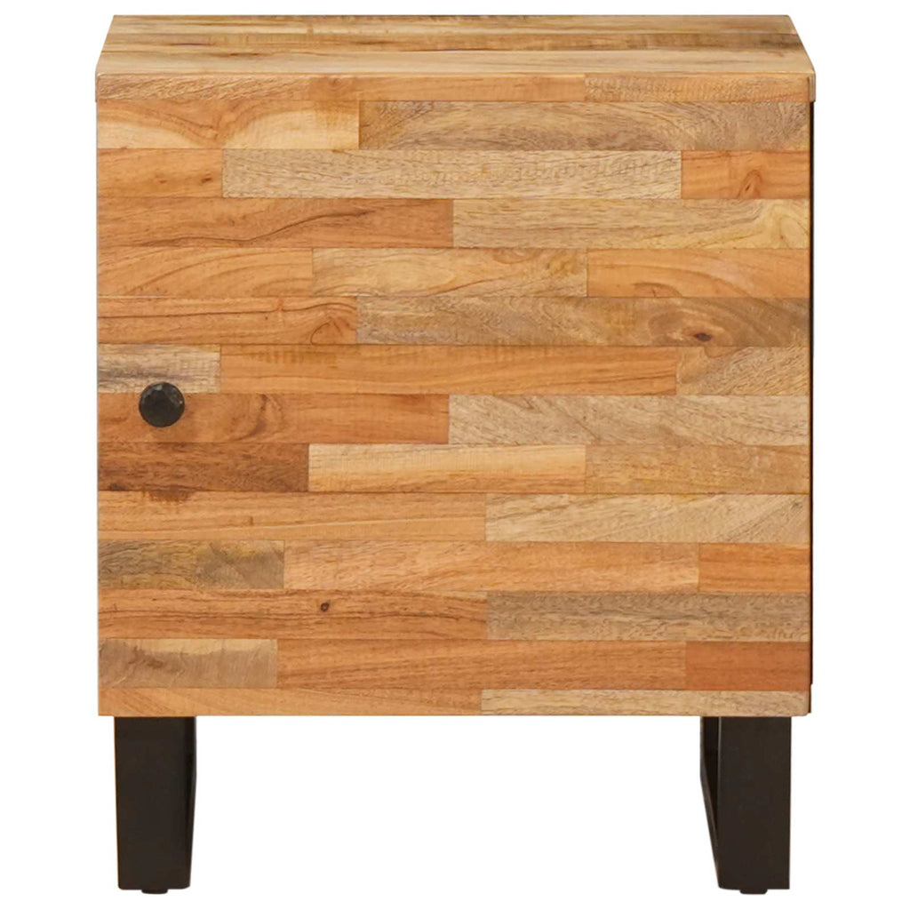 Nachttisch Braun 40 x 33 x 46 cm Massivholz Mango