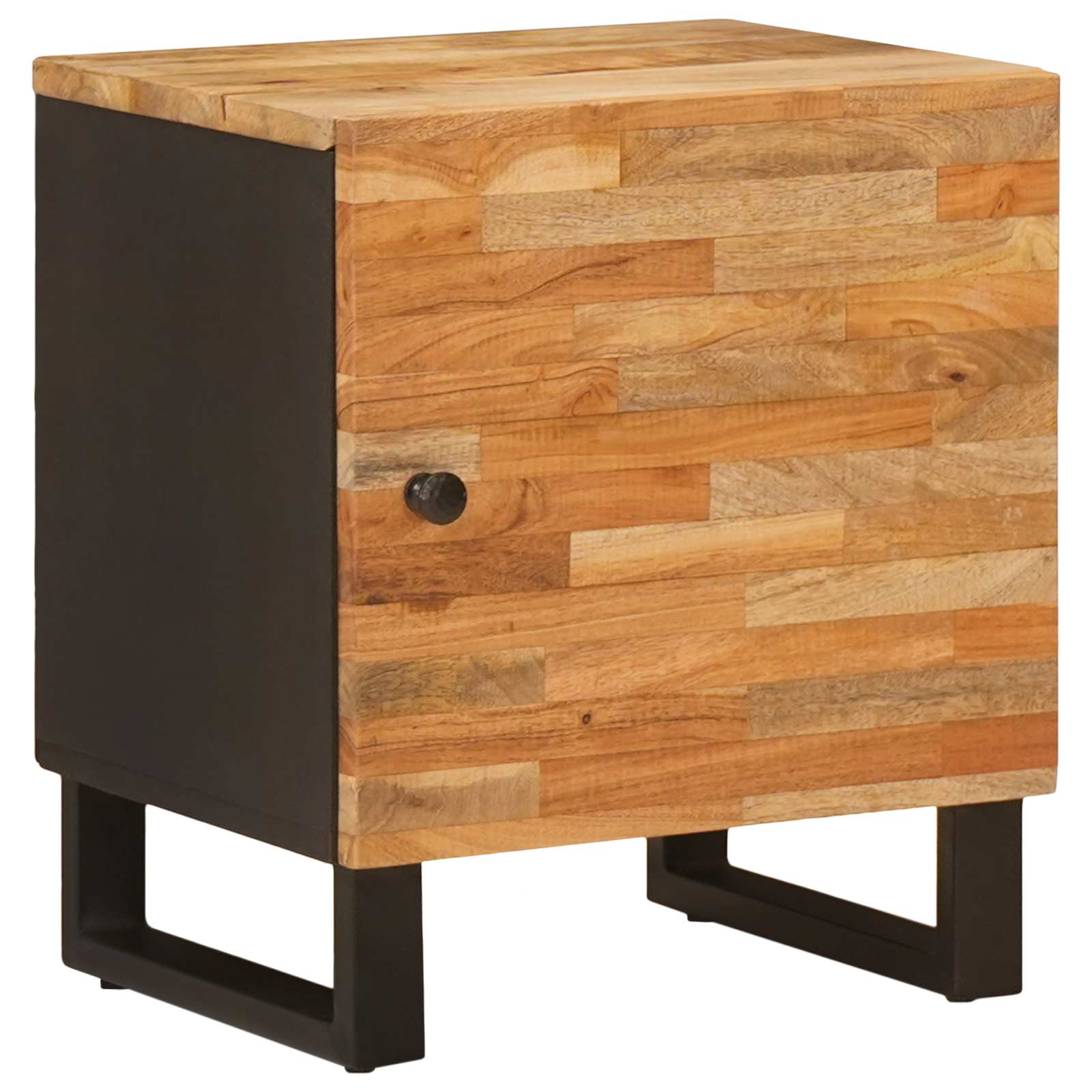 Nachttisch 2 pcs Braun 40 x 33 x 46 cm Massivholz Mango
