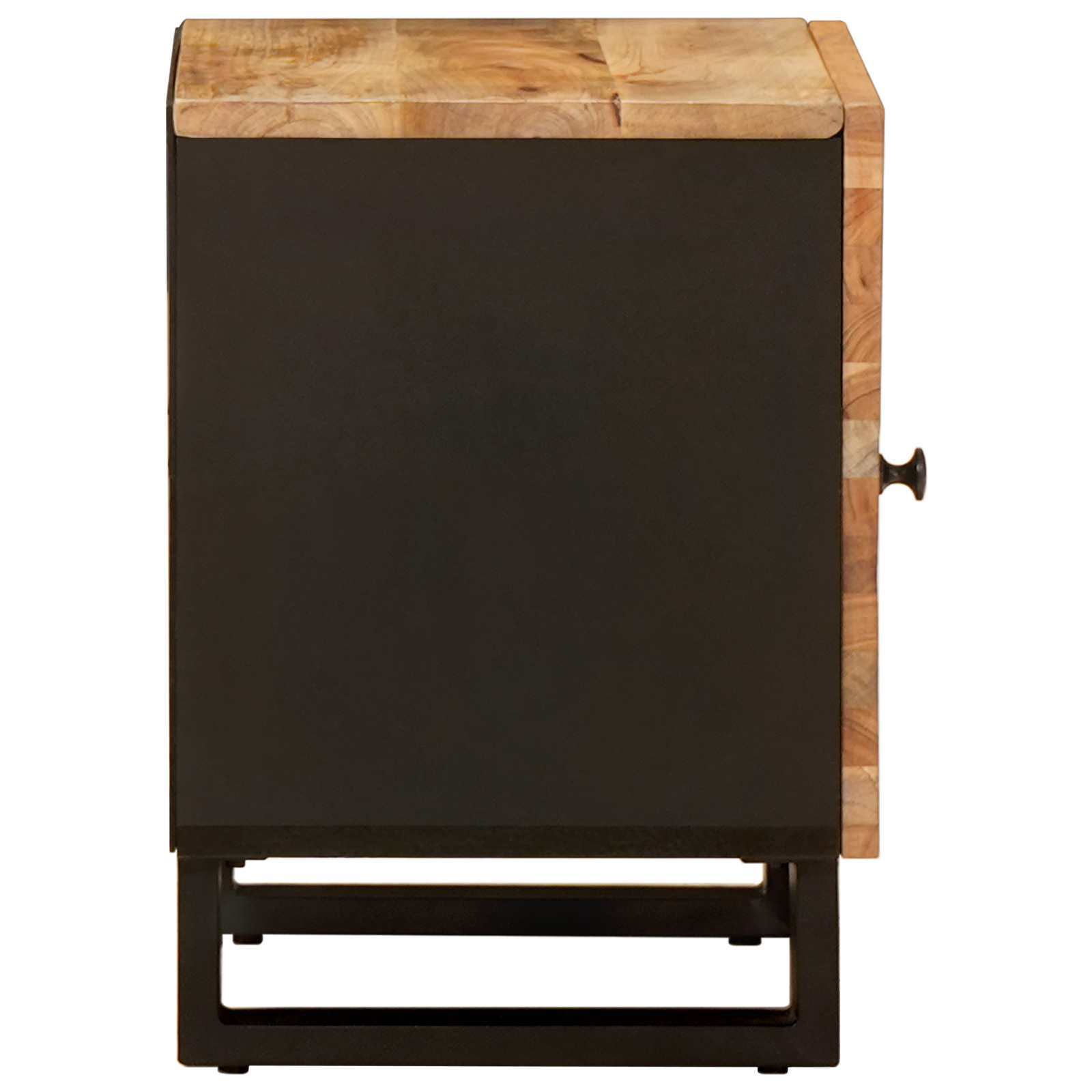 Nachttisch 2 pcs Braun 40 x 33 x 46 cm Massivholz Mango