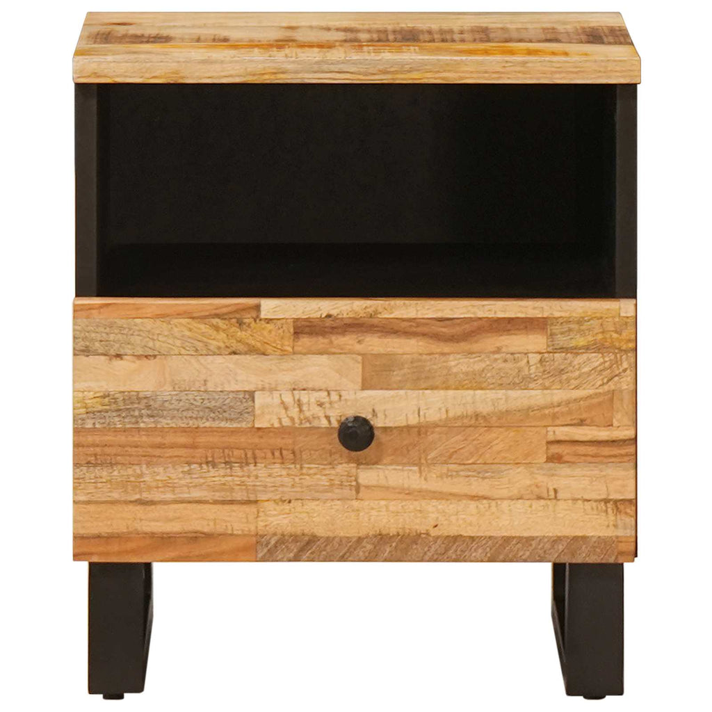 Bettkasten Braun 40 x 33 x 46 cm Massivholz Mango