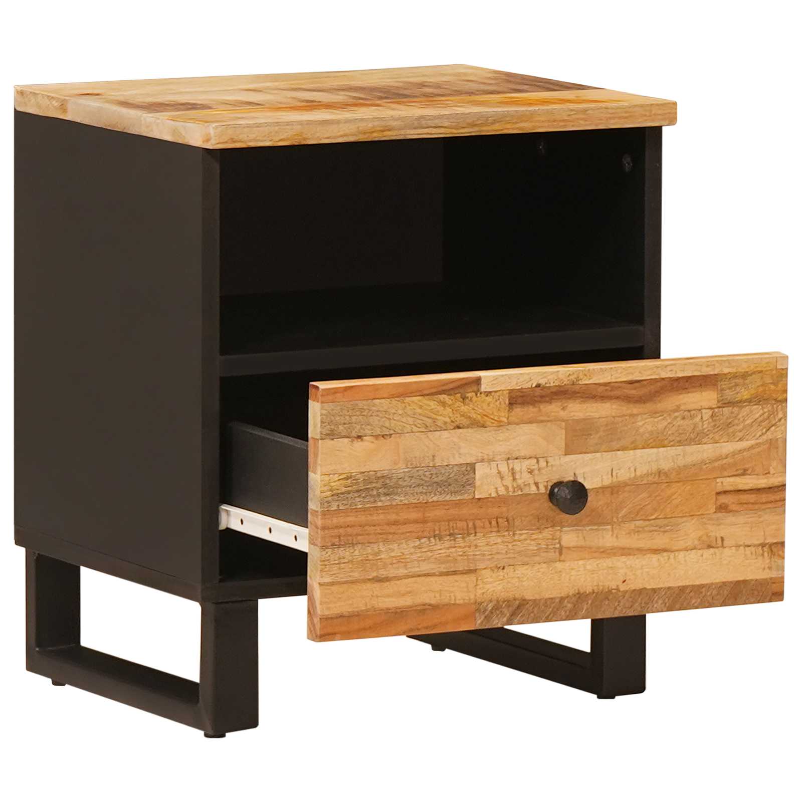 Bettkasten 2 pcs Braun 40 x 33 x 46 cm Massivholz Mango