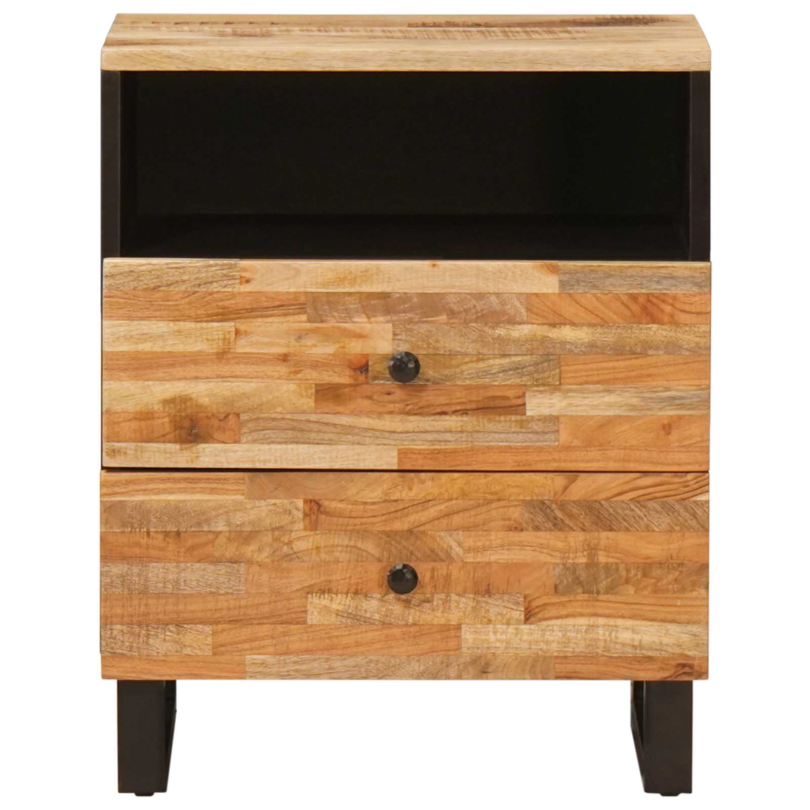 Bettkasten Braun 50 x 33 x 62 cm Massivholz Mango