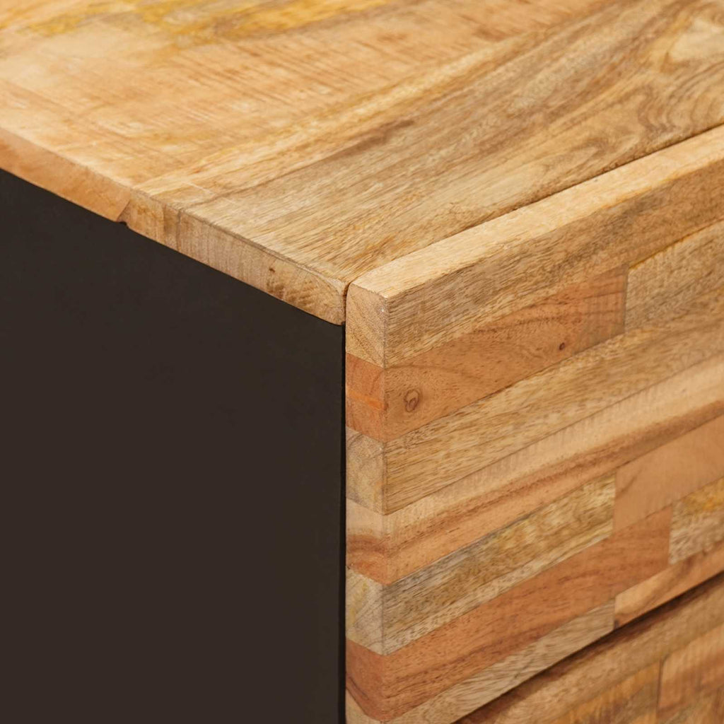 Bettkasten Braun 50 x 33 x 60 cm Massivholz Mango