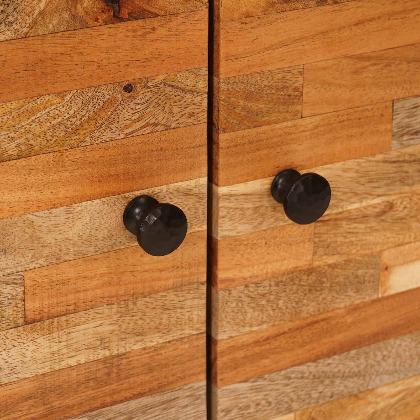 Bettkasten Braun 50 x 33 x 60 cm Massivholz Mango
