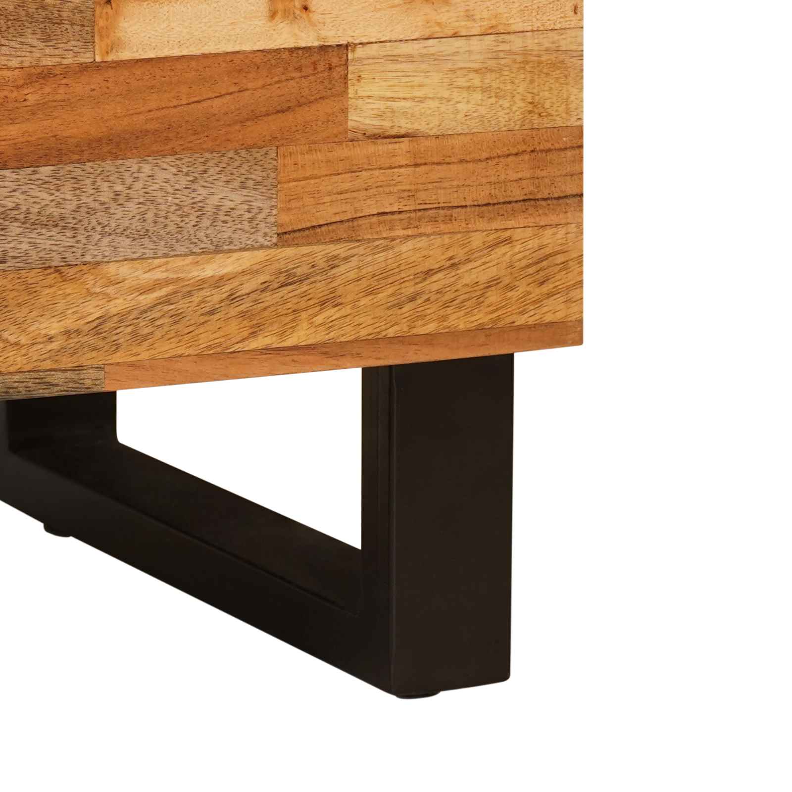 Bettkasten Braun 50 x 33 x 60 cm Massivholz Mango