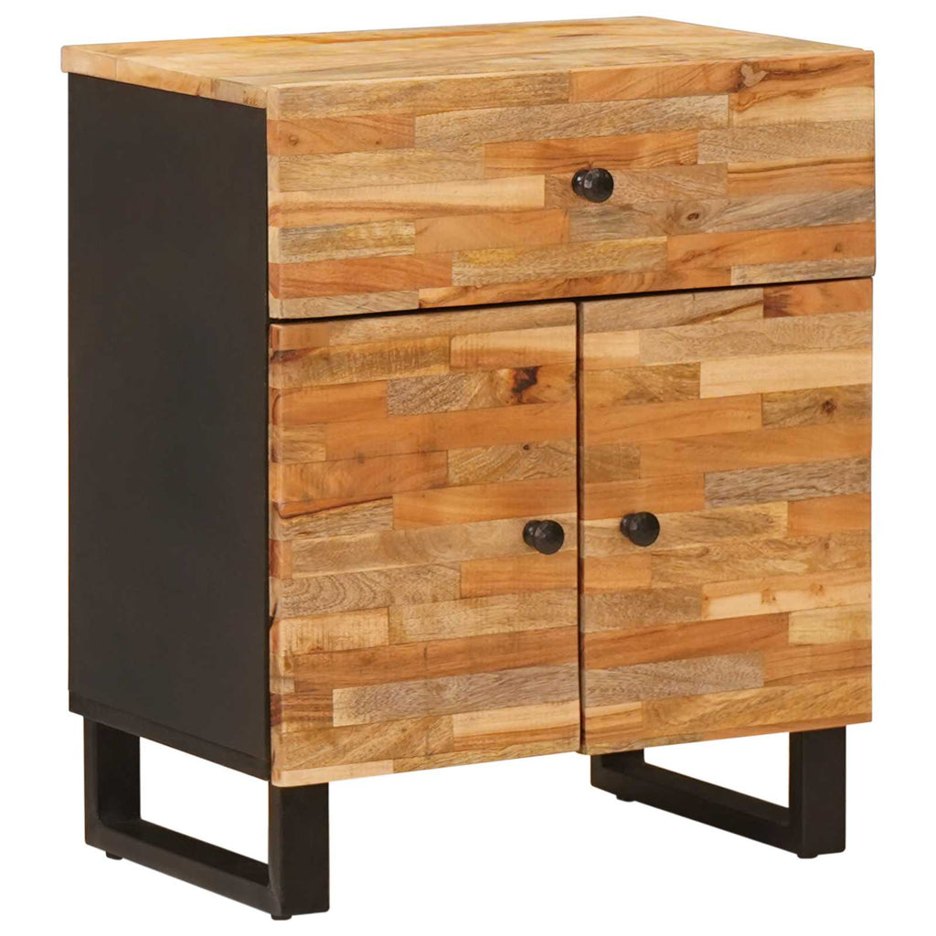Bettkasten Braun 50 x 33 x 60 cm Massivholz Mango