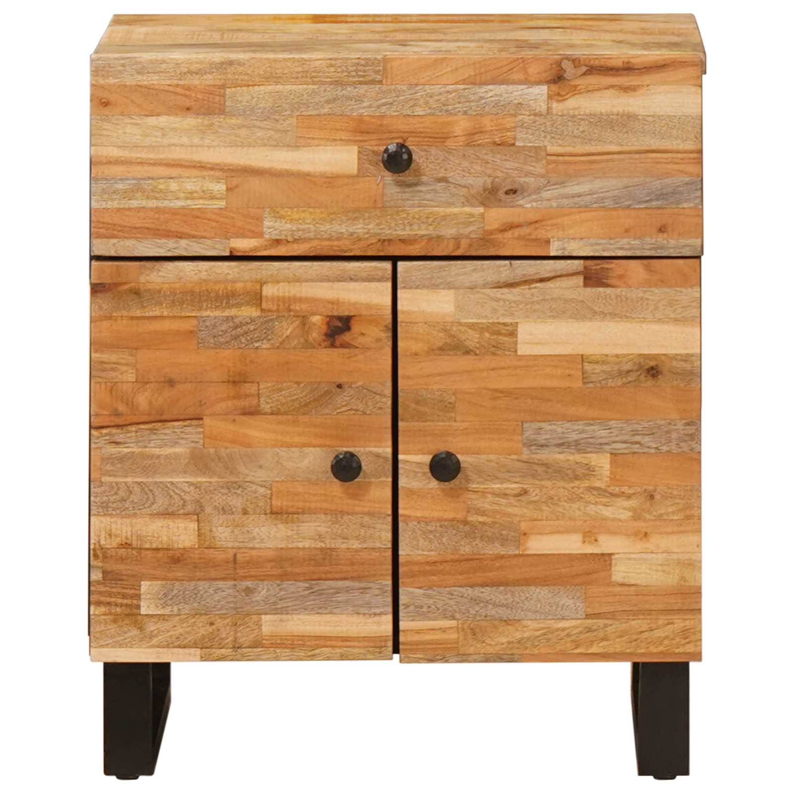 Bettkasten Braun 50 x 33 x 60 cm Massivholz Mango