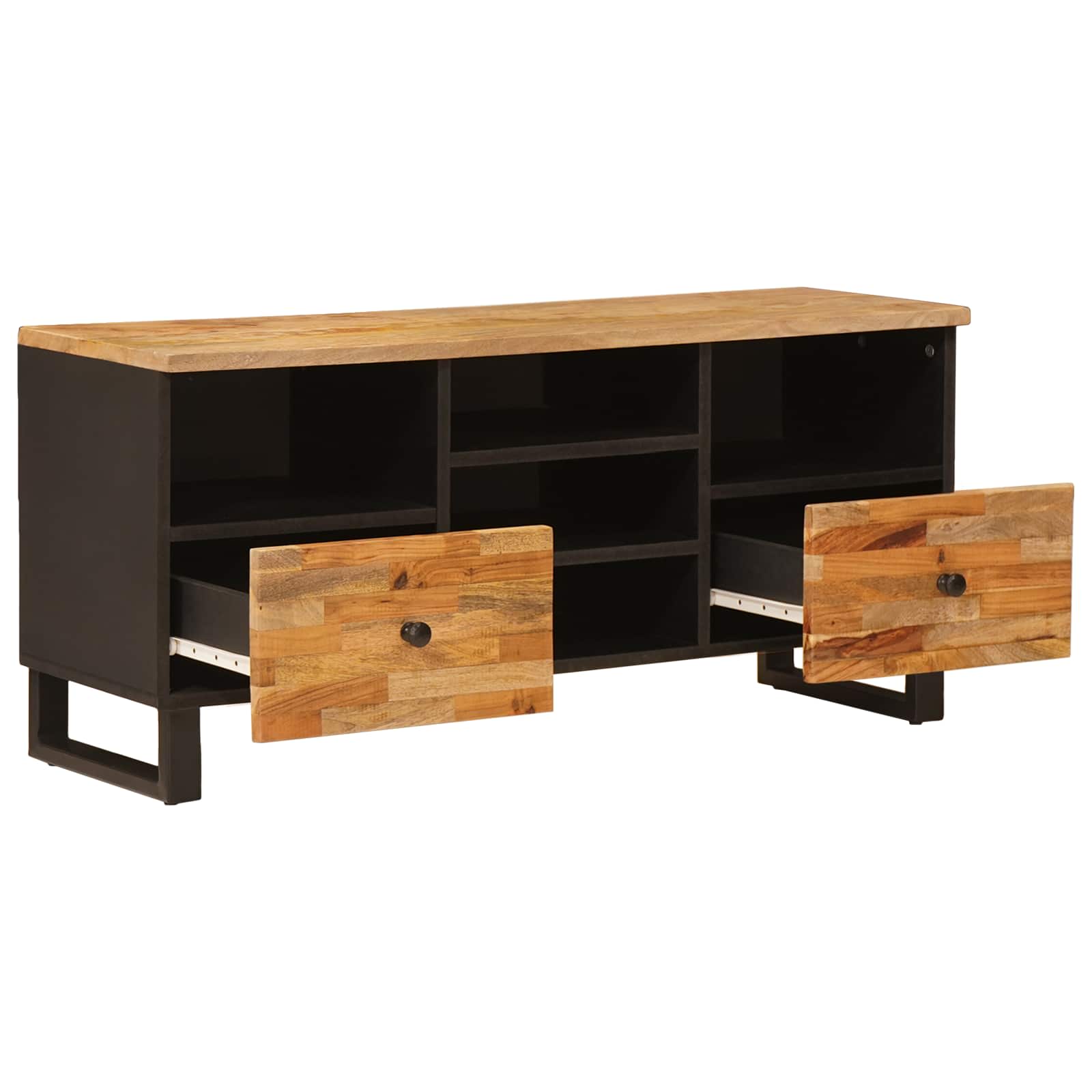 TV-Schränk Corona Braun 100 x 33 x 46 cm Massivholz Mango