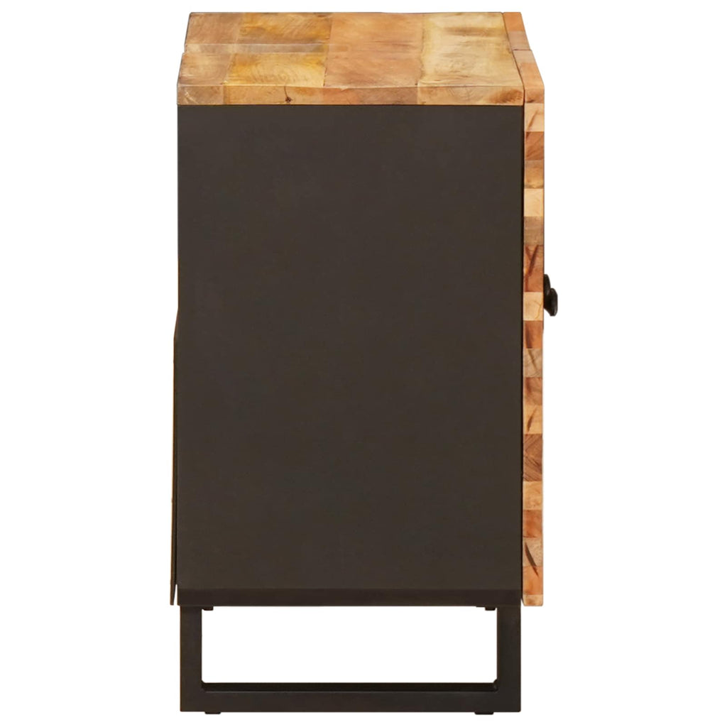 Waschbeckenschrank Natur 62 x 33 x 58 cm Massivholz Mango