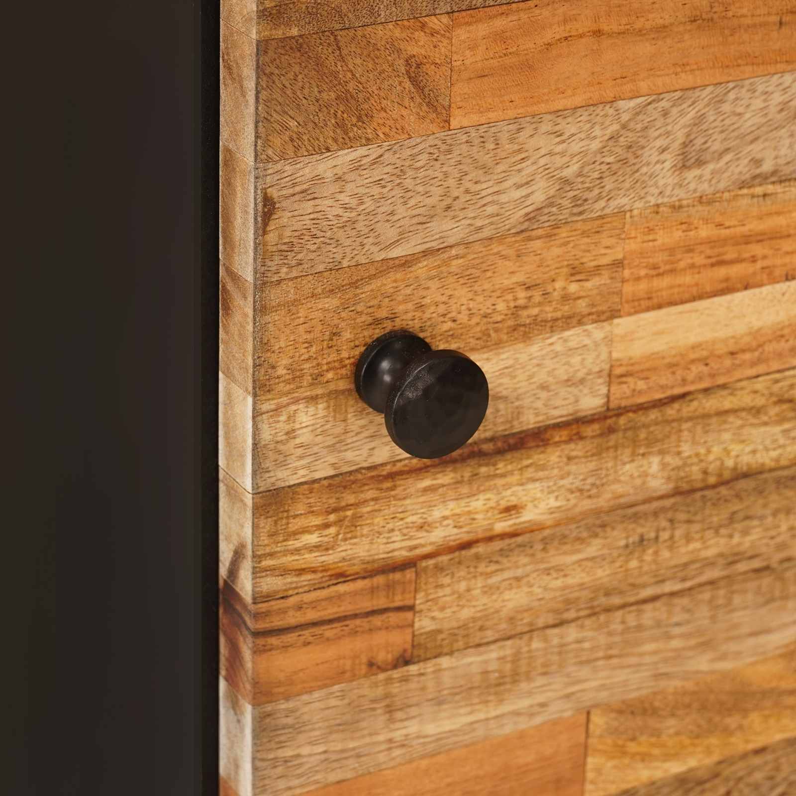 Badezimmerschrank Natur 38 x 33 x 58 cm Massivholz Mango