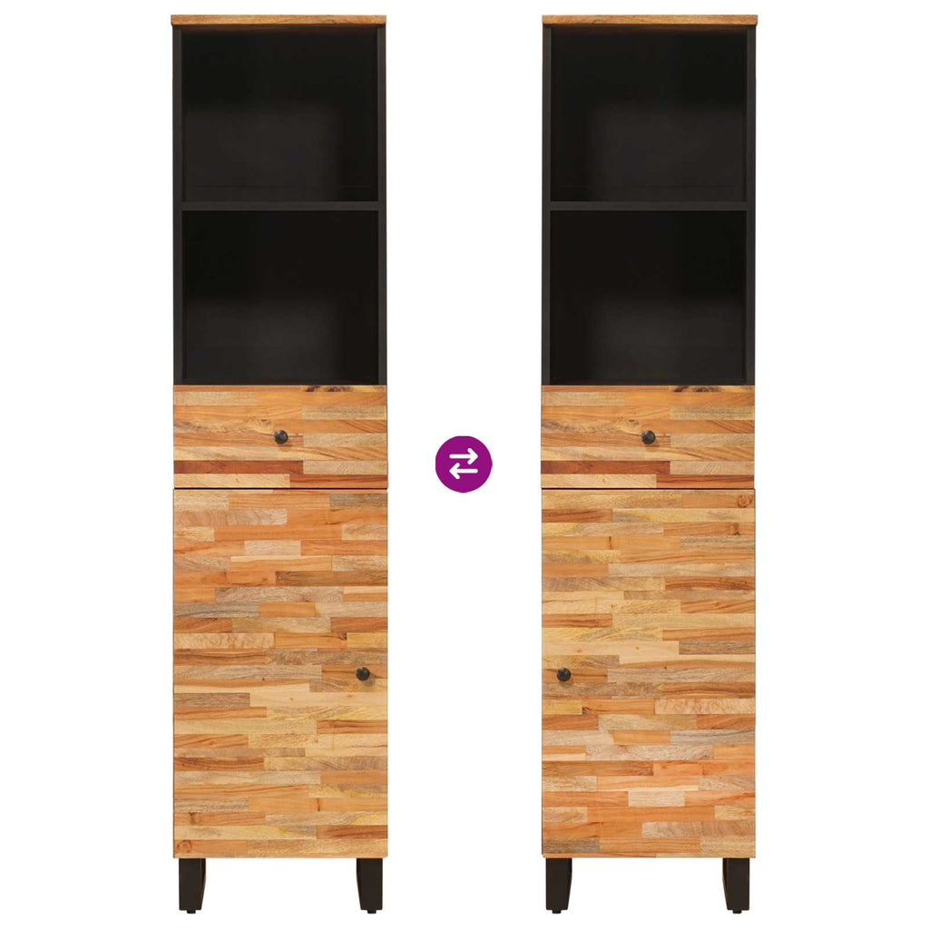 Badezimmerschrank mit Schubladen Artisan-Eiche 38 x 33 x 160 cm