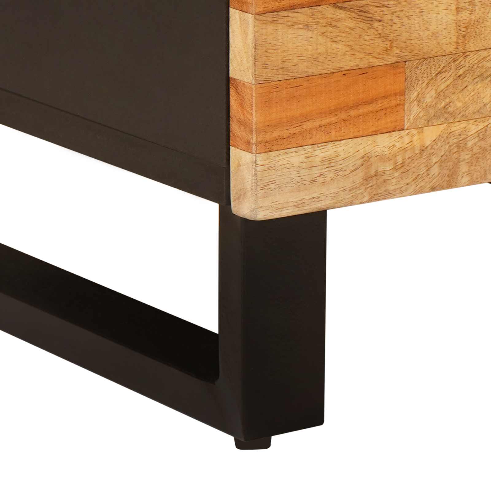 Seitenschrank Braun 40 x 33 x 75 cm Massivholz Mango