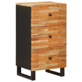 Seitenschrank Braun 40 x 33 x 75 cm Massivholz Mango