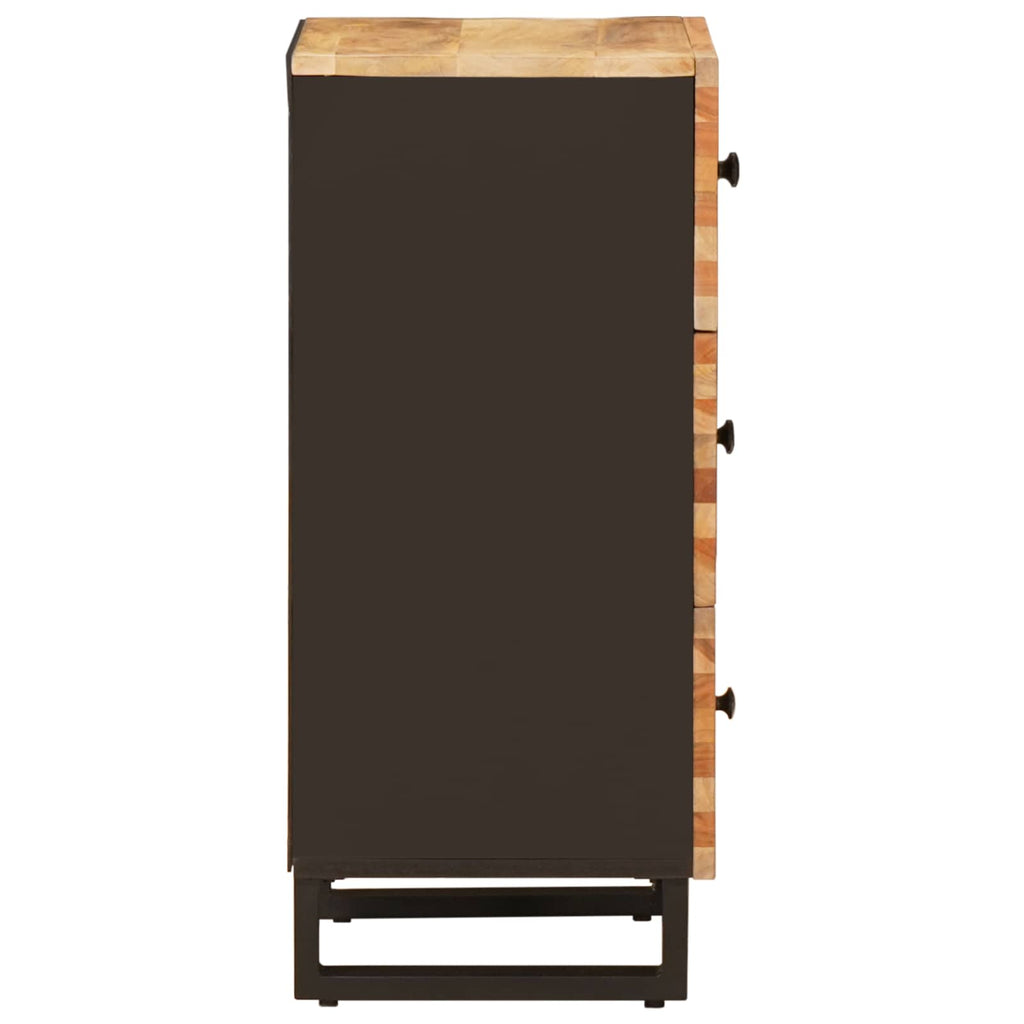 Seitenschrank Braun 40 x 33 x 75 cm Massivholz Mango
