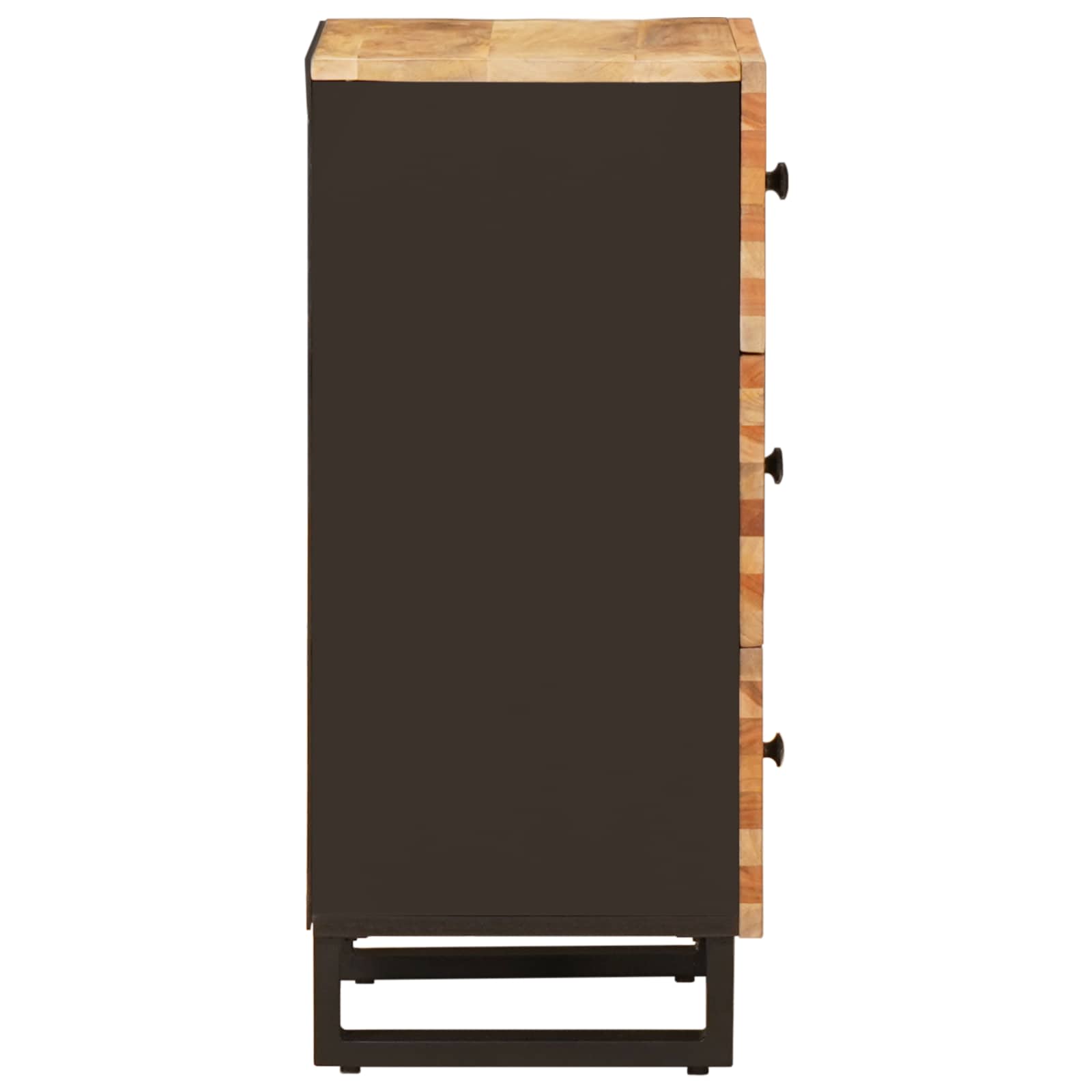 Seitenschrank Braun 40 x 33 x 75 cm Massivholz Mango