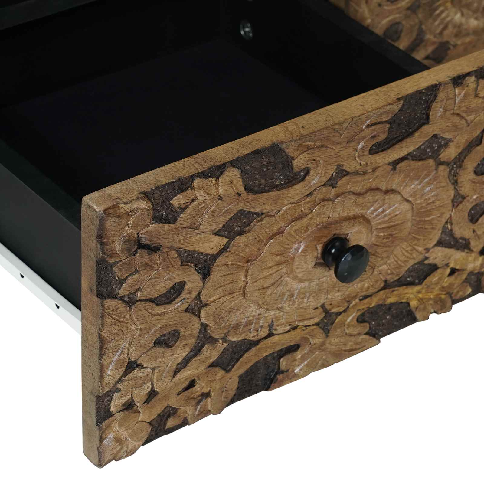 TV-Schränk Braun 70 x 33,5 x 46 cm Massivholz Mango