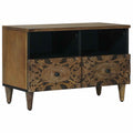 TV-Schränk Braun 70 x 33,5 x 46 cm Massivholz Mango