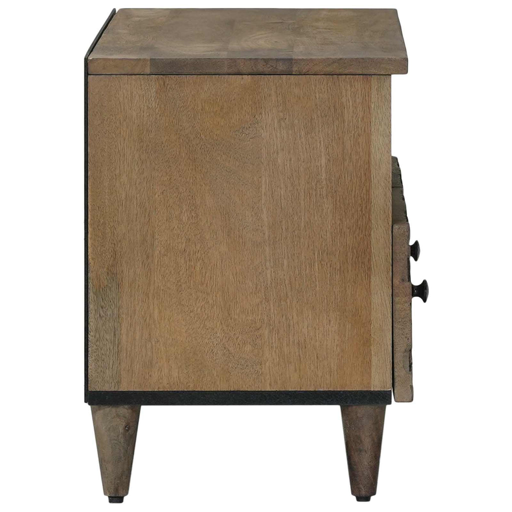 TV-Schränk Braun 70 x 33,5 x 46 cm Massivholz Mango