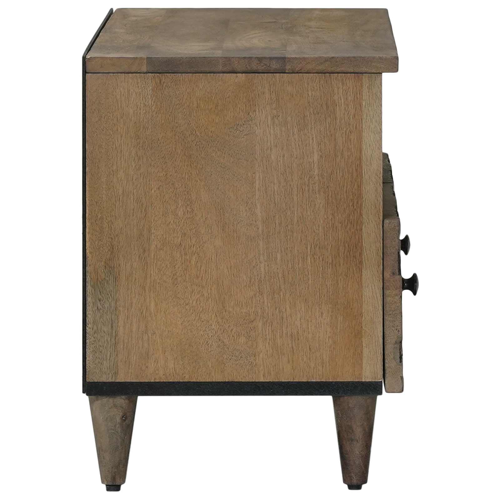 TV-Schränk Braun 70 x 33,5 x 46 cm Massivholz Mango