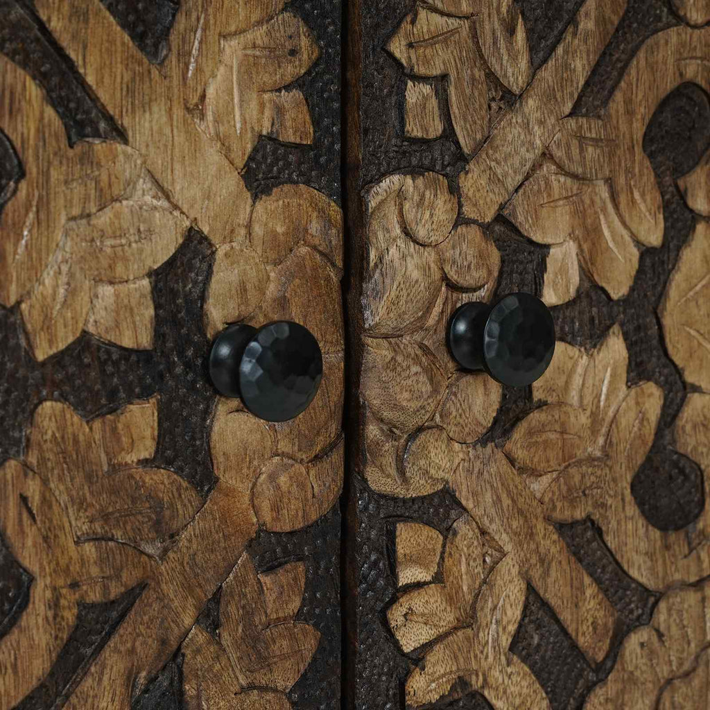 Aufbewahrungs-Sideboard Braun 60 x 33,5 x 75 cm