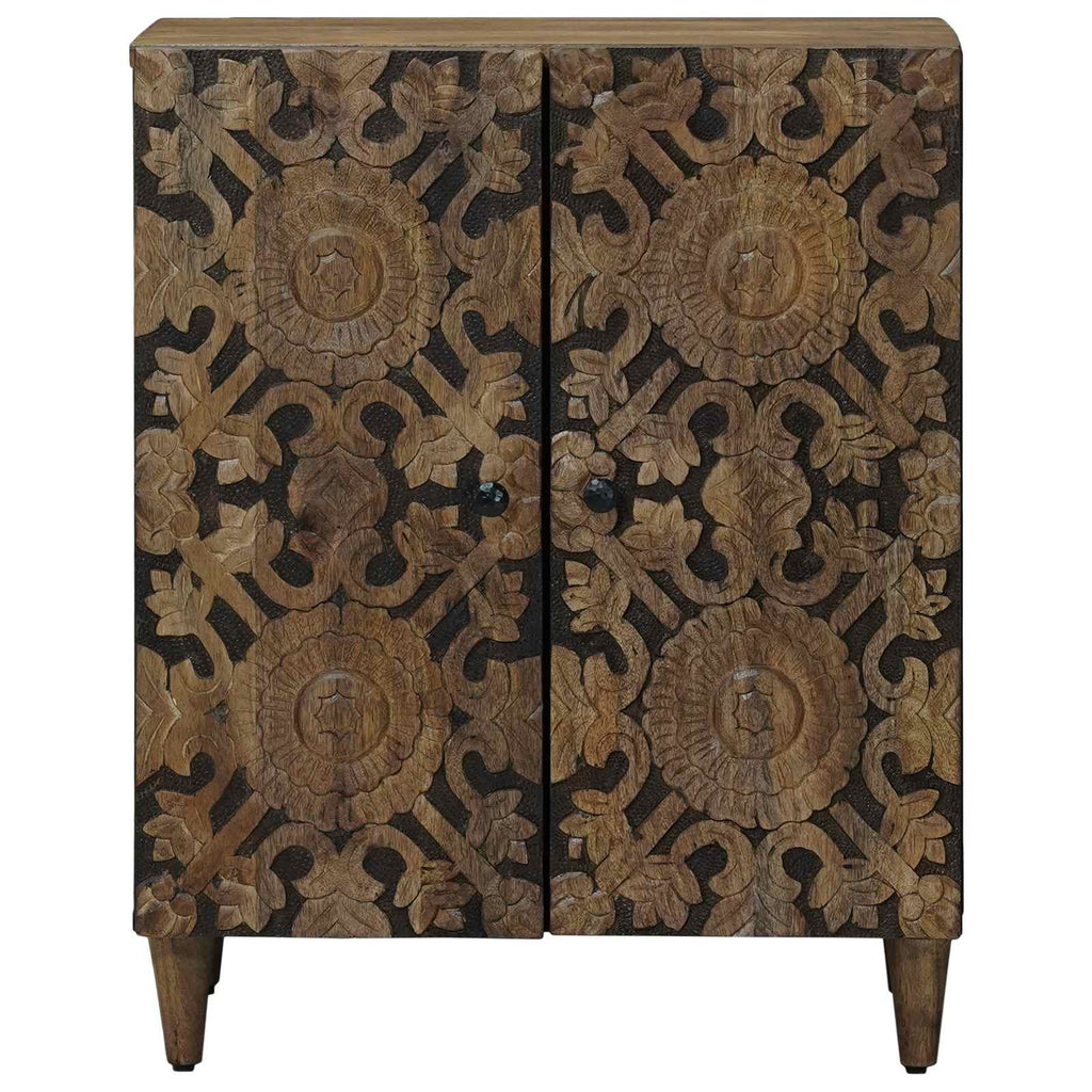 Aufbewahrungs-Sideboard Braun 60 x 33,5 x 75 cm