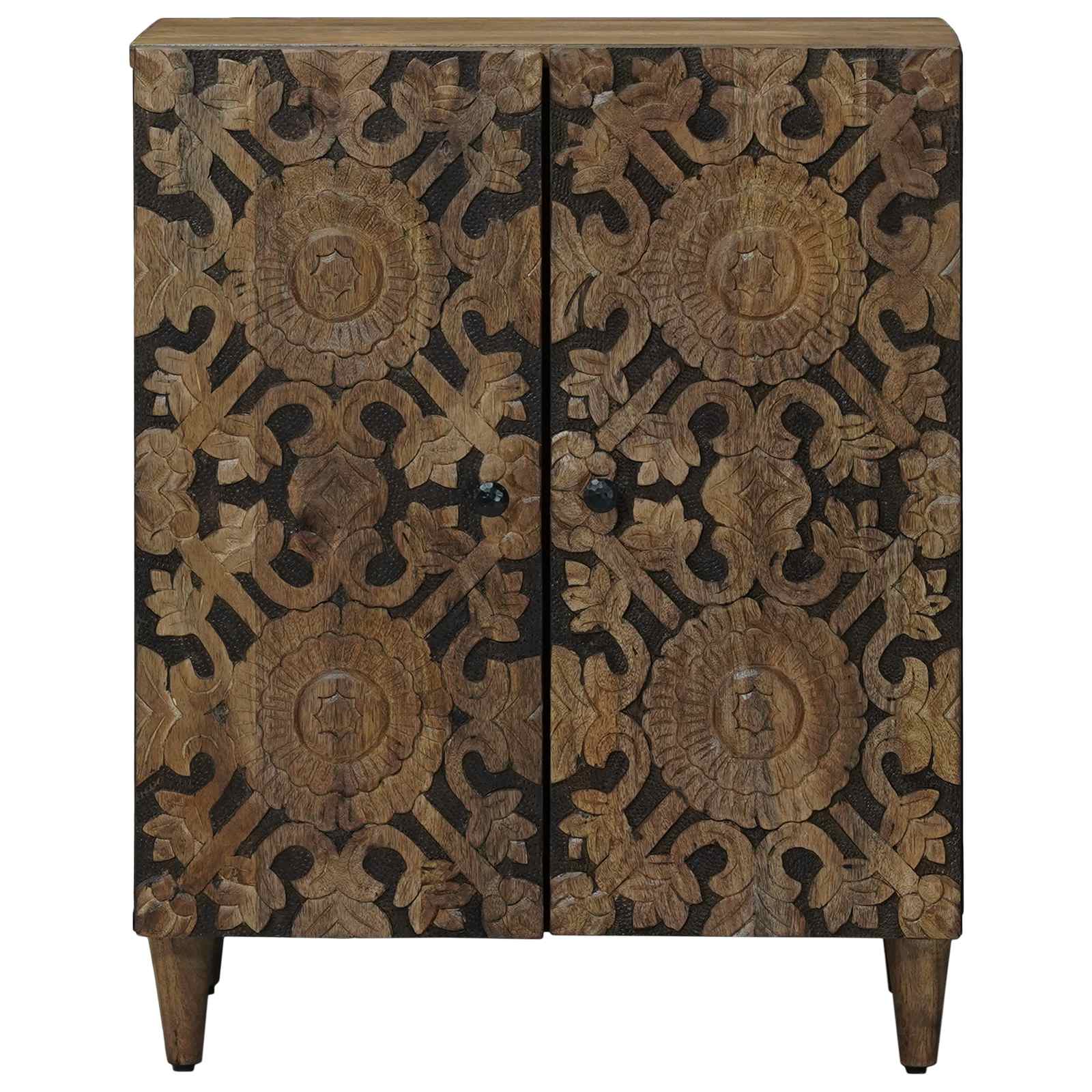Aufbewahrungs-Sideboard Braun 60 x 33,5 x 75 cm