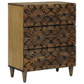 Aufbewahrungs-Sideboard Braun 60 x 33,5 x 75 cm