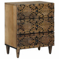 Bettkasten Braun 50 x 33 x 60 cm Massivholz Mango