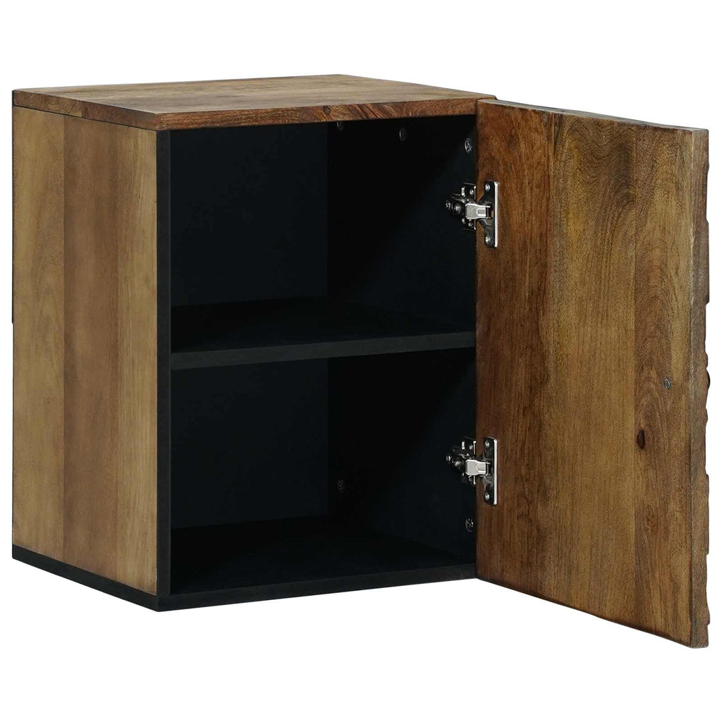 Badezimmer Hängeschrank mit Speicher Braun 38 x 33,5 x 48 cm