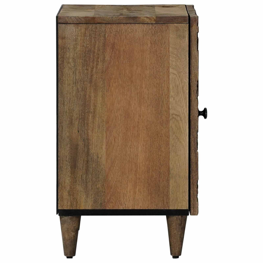 Badezimmerschrank Braun 38 x 33,5 x 58 cm Massivholz Mango