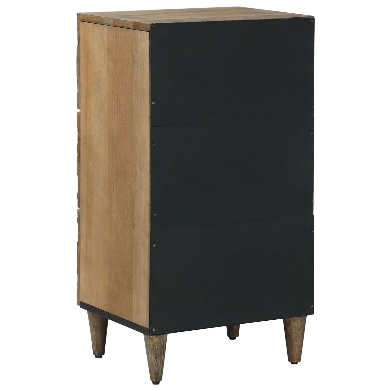 Sideboard mit Speicher Braun 40 x 33,5 x 75 cm Massivholz Mango