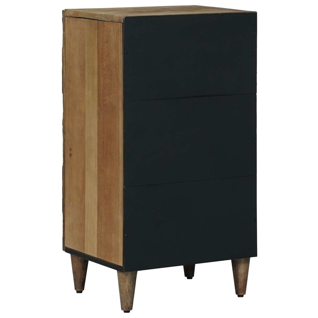 Sideboard mit Speicher Braun 40 x 33,5 x 75 cm Massivholz Mango