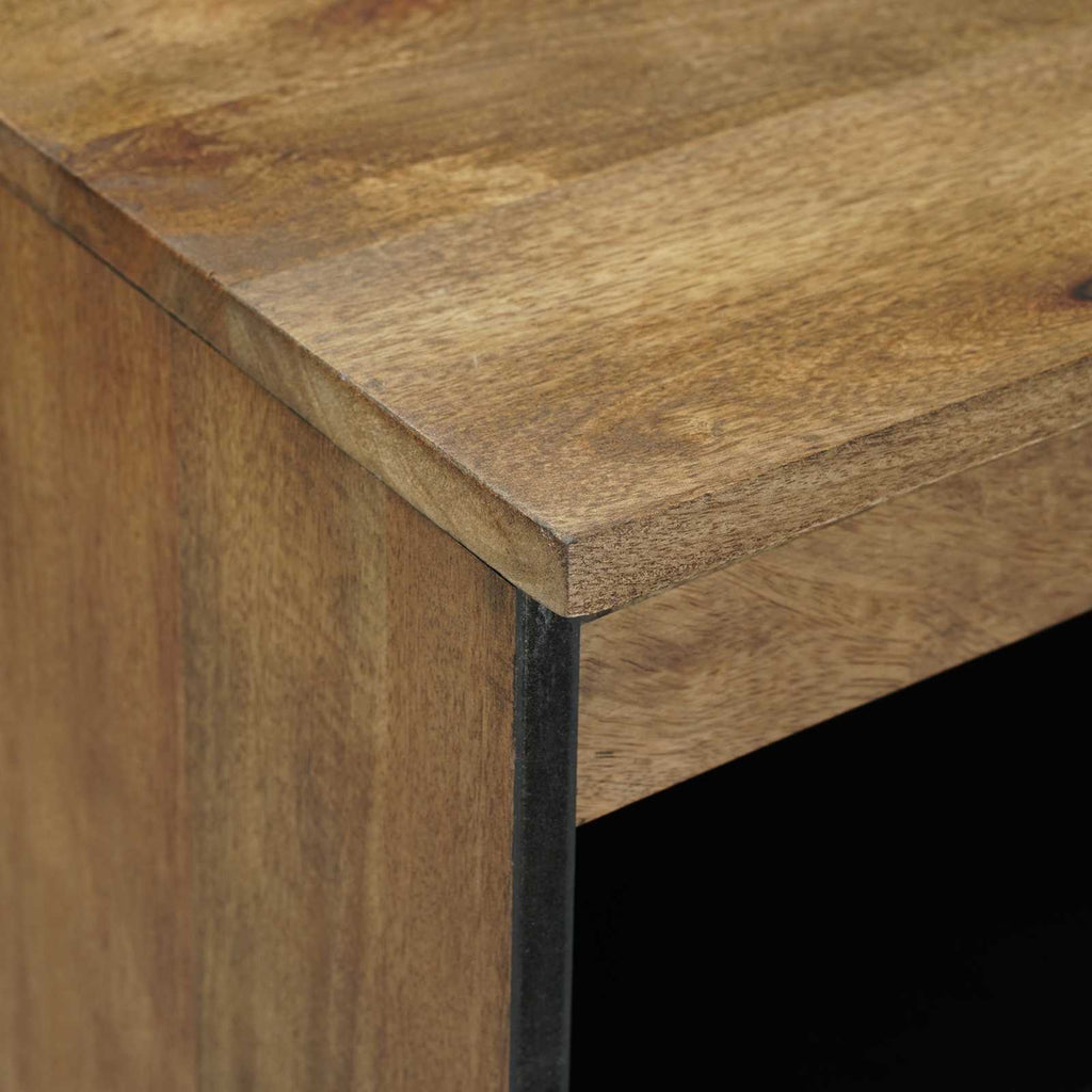 Sideboard mit Speicher Braun 60 x 33,5 x 75 cm Massivholz Mango