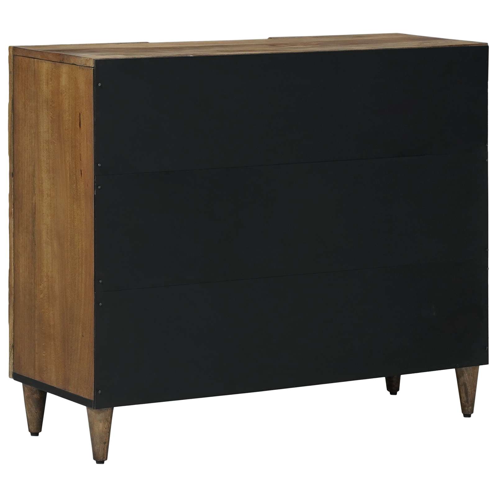 Sideboard mit Regal Braun 90 x 33,5 x 75 cm Massivholz Mango