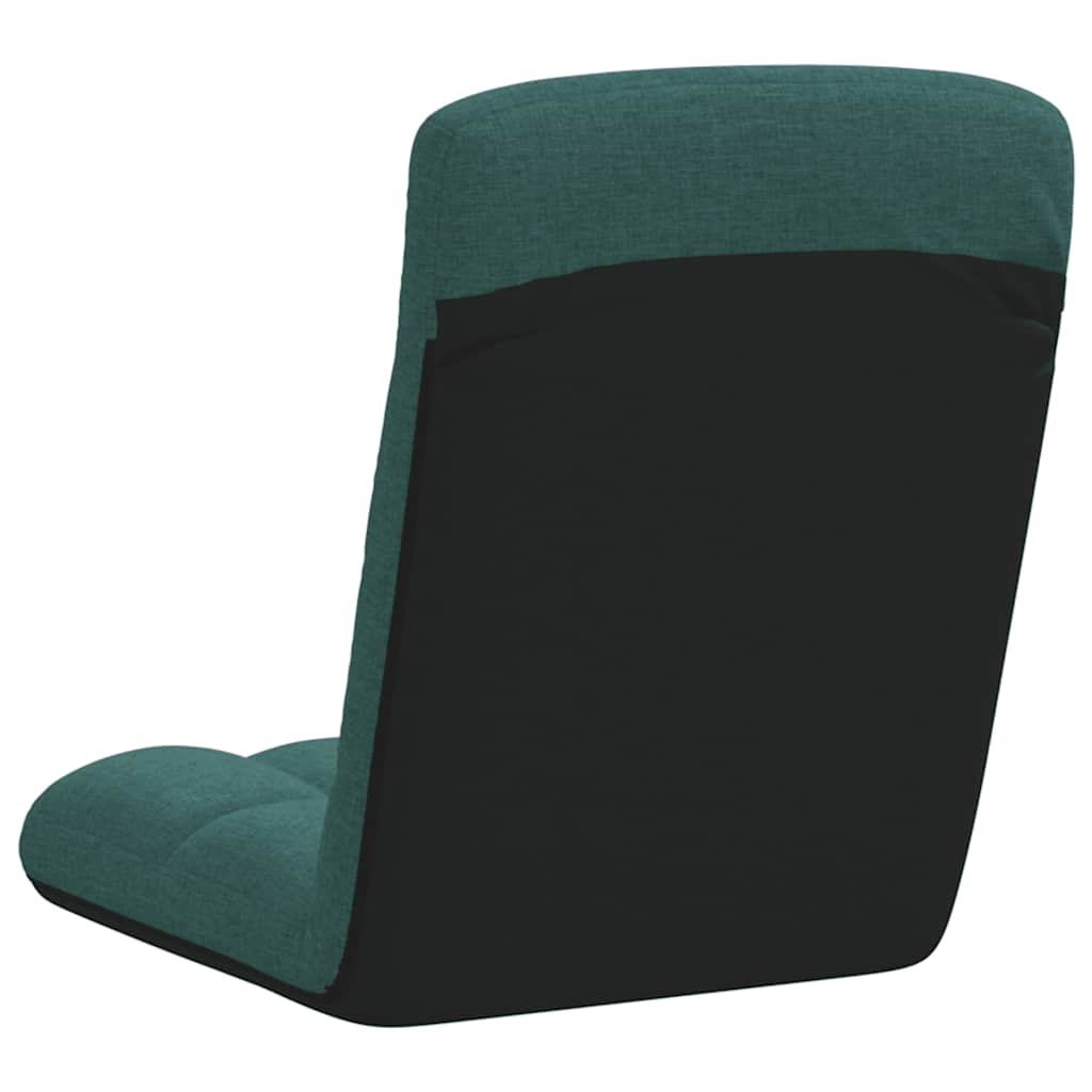 Bodenstuhl Faltbar Dunkelgrün 71x51x62 cm Stoff