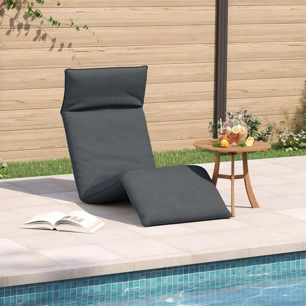 Sonnenliege Klappbar Anthrazit 175x54x8,5 cm Oxford-Gewebe