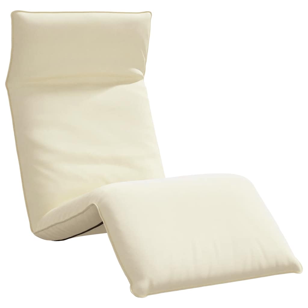 Sonnenliege Klappbar Creme 175x54x8,5 cm Oxford-Gewebe