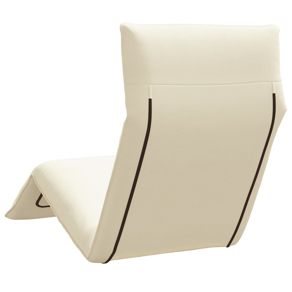 Sonnenliege Klappbar Creme 175x54x8,5 cm Oxford-Gewebe