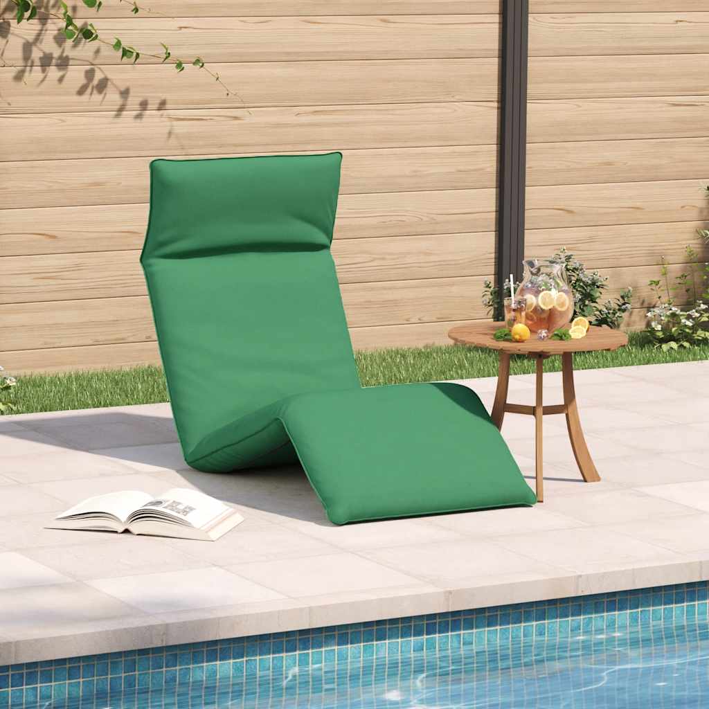 Sonnenliege Klappbar Grün 175x54x8,5 cm Oxford-Gewebe