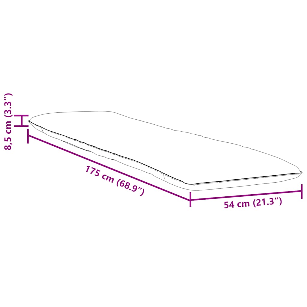 Sonnenliege Klappbar Rot Karomuster 175x54x8,5 cm Oxford-Gewebe
