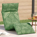 Sonnenliege Klappbar Blattmuster 175x54x8,5 cm Oxford-Gewebe