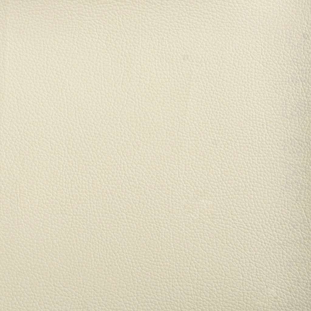 Sessel mit Armlehnen Creme 54 cm Kunstleder