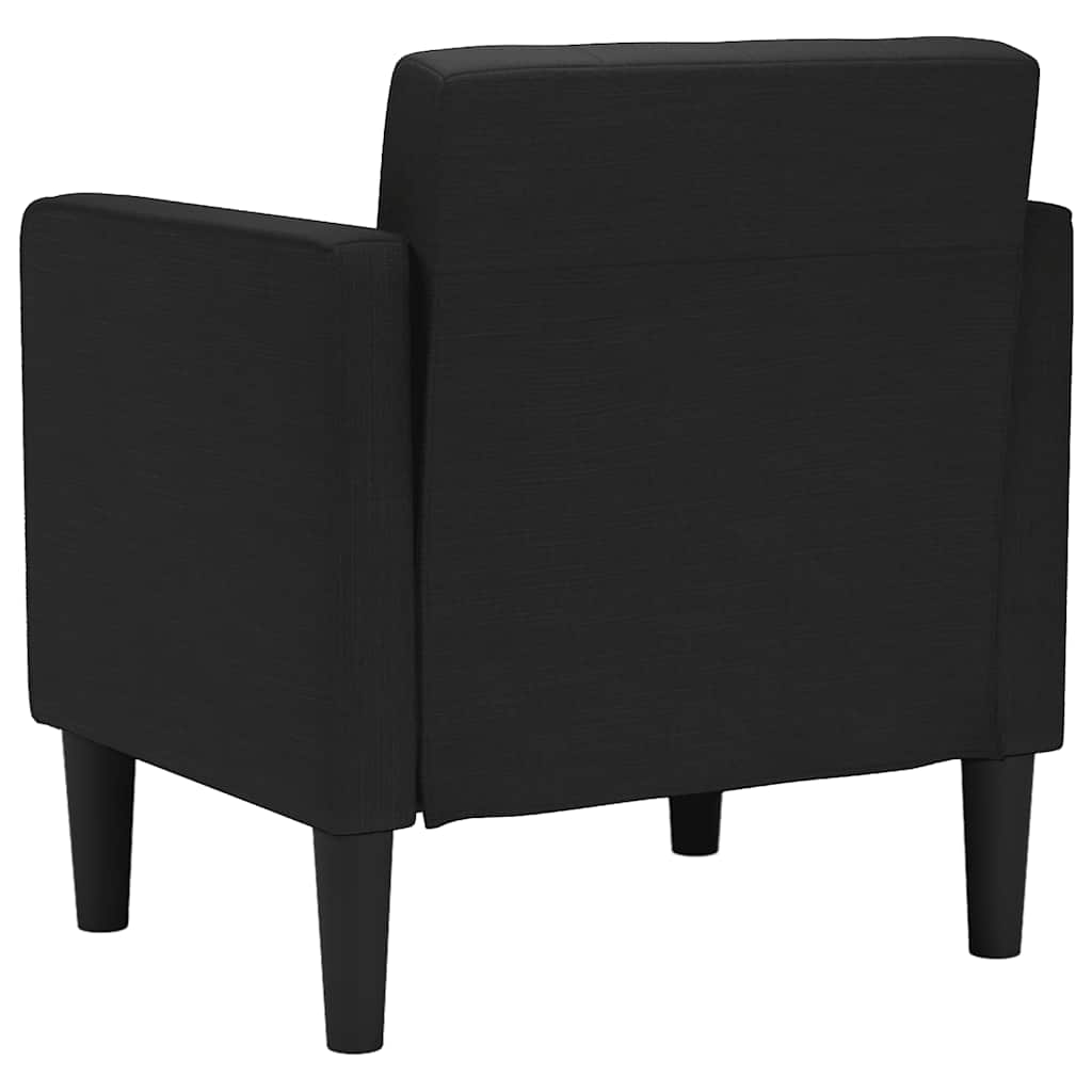 Sessel mit Armlehnen Schwarz 53 cm Stoff