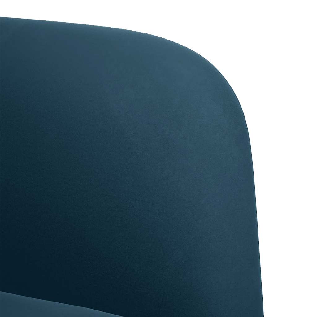 Sessel mit Armlehnen Blau 54 cm Samt