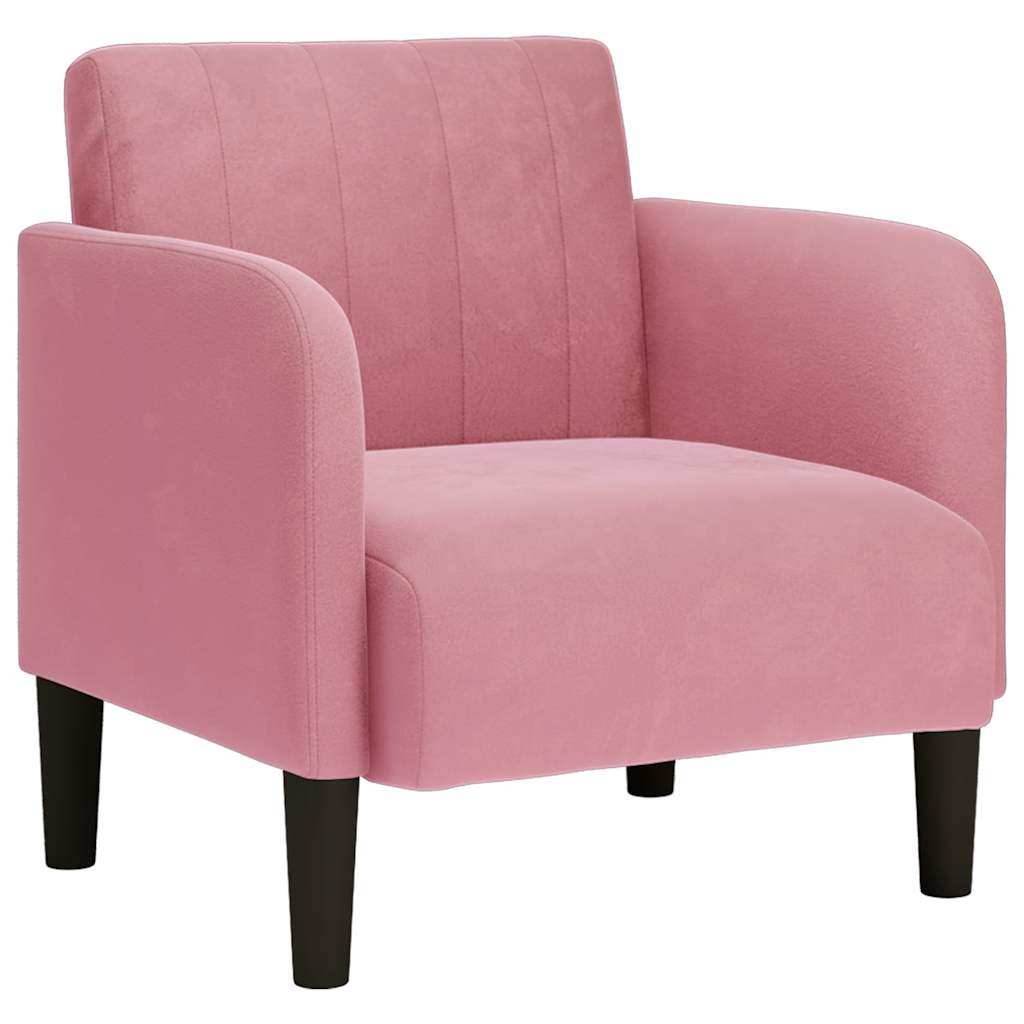 Sessel mit Armlehnen Rosa 54 cm Samt