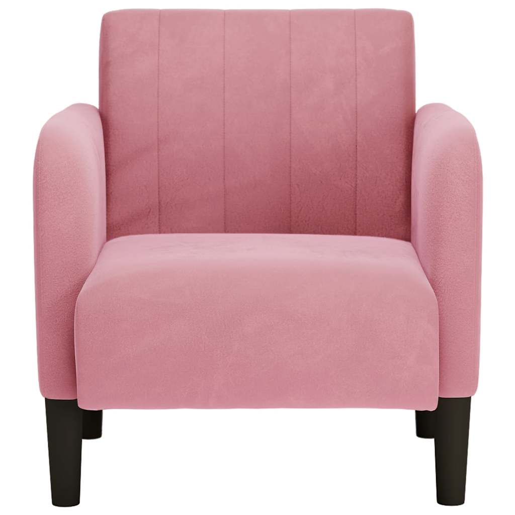 Sessel mit Armlehnen Rosa 54 cm Samt