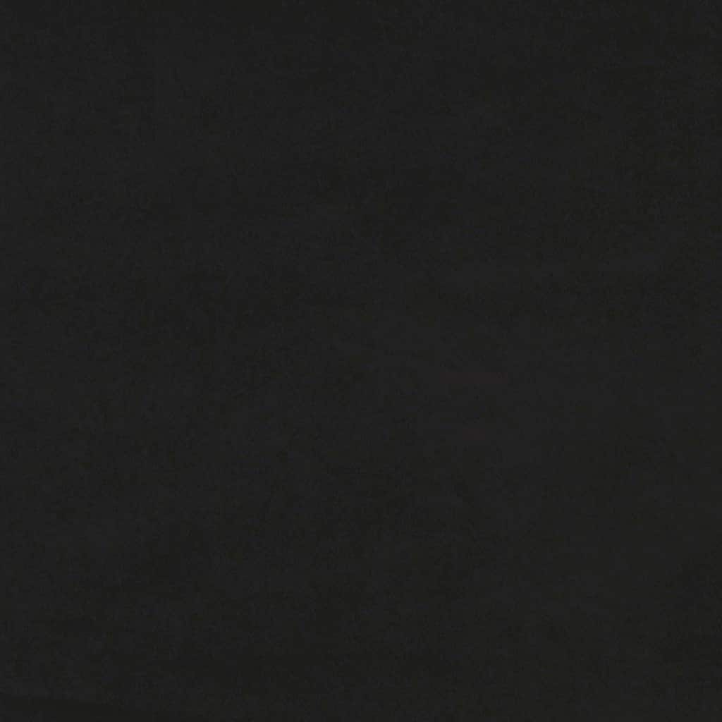 Zweisitzer-Sofa Schwarz 109 cm Samt