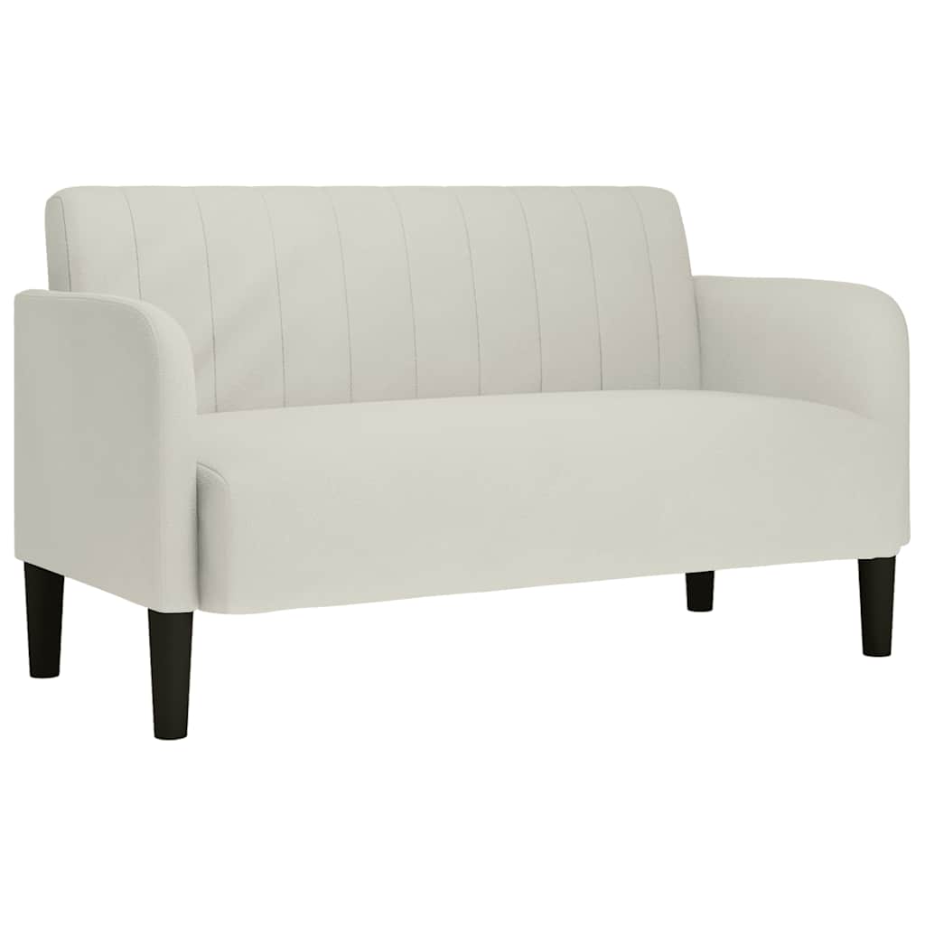 Zweisitzer-Sofa Creme 109 cm Samt