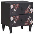 Nachttisch Braun 40 x 33,5 x 46 cm Massivholz Mango
